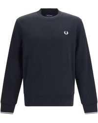 Fred Perry - Crewneck Sweatshirt - Lyst