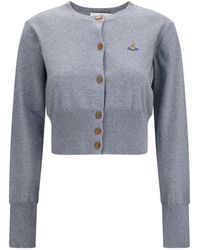 Vivienne Westwood - Crop Cardigan Bea Cotton - Lyst