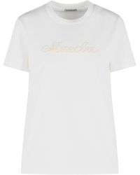 Moncler - Cotton T-Shirt - Lyst