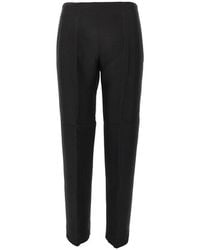 TOTEME - Wool And Silk Pants - Lyst