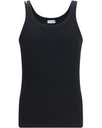 Dolce & Gabbana - Dolce & Gabbana Marcello Ribbed Cotton Tank Top - Lyst