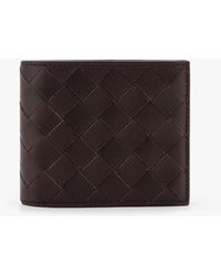 Bottega Veneta - Leather Wallet With Intrecciato Motif - Lyst