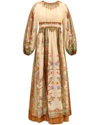 Zimmermann - Indra Elasticated Waist Maxi Dress - Lyst