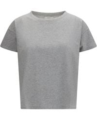 Loulou de Saison - Basiluzzo Boxy Fit T-Shirt Melange - Lyst