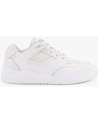 Celine - Ct-09 Leather Sneakers With Mesh Inserts - Lyst