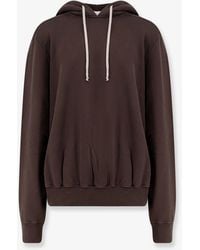 Rick Owens - Oversized Hoodie Organic Cotton Sweatshirt - Lyst