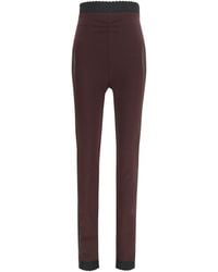 The Attico - Sheer Detail Leggings - Lyst