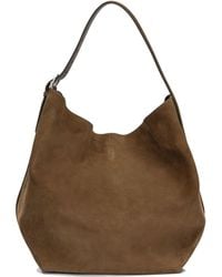 TOTEME - Suede Medium Shoulder Bag - Lyst