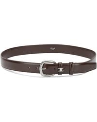 Celine - Calf Leather Belt - Lyst