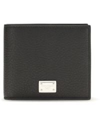 Dolce & Gabbana - Dolce & Gabbana Bifold Calf-Leather Wallet - Lyst