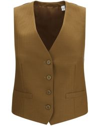 Burberry - Textured Wool And Mohair Sleeveless Vest - Lyst