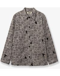 Woodbird - Shirt Jacket With Melange Inlay - Lyst