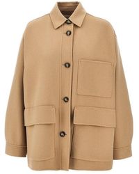 Weekend by Maxmara - Virgin Wool-Blend Cloth Jacket - Lyst