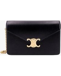Celine - Margo Leather Crossbody Bag - Lyst