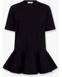 Alaïa - Crinoline Cotton Jersey T-Shirt - Lyst