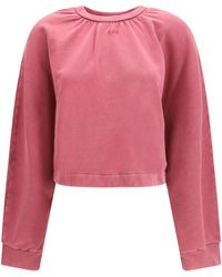 Off-White c/o Virgil Abloh - Off Stamp Balloon Crewneck Sweatshirt - Lyst