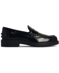 Tod's - Leather Loafers - Lyst