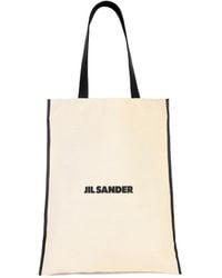Jil Sander - Canvas Shopping Bag - Lyst