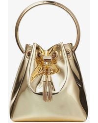 Jimmy Choo - Bon Bon Shiny Leather Crossbody Bag - Lyst