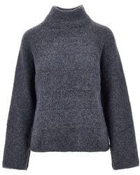 Emporio Armani - Ribbed Knitted Sweater - Lyst