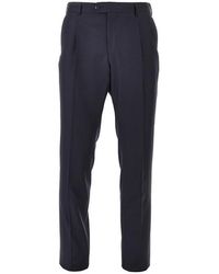 Luigi Bianchi - Tailor Fit Wool Pants With Dart - Lyst