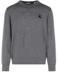 Burberry - 'Easton' Wool Sweater - Lyst