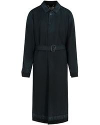 Maison Margiela - Virgin Wool Trench Coat - Lyst