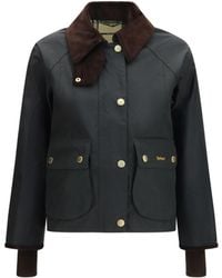 Barbour - Beadnell Waxed Jacket Sage/Ancient - Lyst