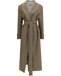 Sa Su Phi - Lauren Coat Maxu Check Cream - Lyst