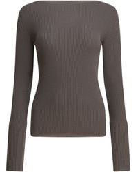 Rick Owens - Ribbed Sweater - Lyst
