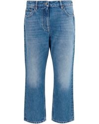 Valentino - Straight-Leg Jeans - Lyst