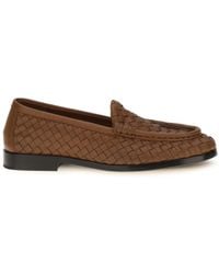 Bottega Veneta - Silenzio Loafers Espresso - Lyst