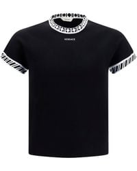 Versace - Knit T-Shirt - Lyst