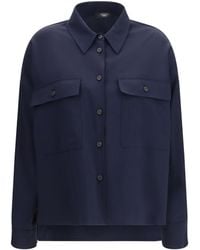 Weekend by Maxmara - Cropped Shirt Jacket Mulino - Lyst