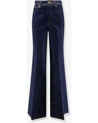Zimmermann - Flare Jeans Cotton Denim - Lyst