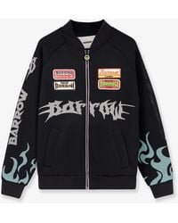 Barrow - Bomber Jacket Nylon And Mesh - Lyst
