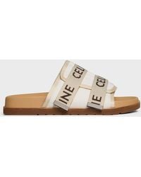 Celine - Pitea Slide Sandals - Lyst