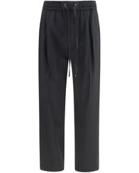 Dolce & Gabbana - Dolce & Gabbana Wool Gabardine Jogger Pants - Lyst