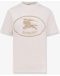 Burberry - Seth Biologic Cotton Blend T-Shirt - Lyst