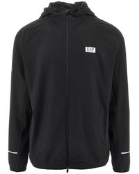EA7 - Dynamic Athlete Ventus7 Full-Zip Hoodie - Lyst