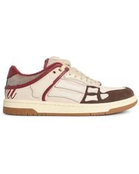 Amiri - 'Skel' Leather Sneakers - Lyst
