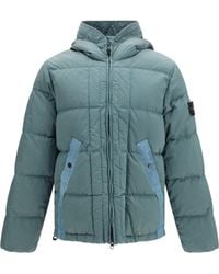 Stone Island - Nylon Metal Hooded Puffer Jacket - Lyst