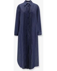 Hevò - Cotton Chemisier Dress - Lyst