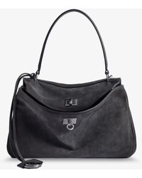 Balenciaga - Rodeo S Suede Crossbody Bag - Lyst
