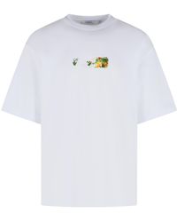 Off-White c/o Virgil Abloh - 'Spices Arrow' Cotton T-Shirt - Lyst