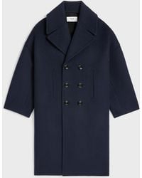 Celine - Wool Coat - Lyst