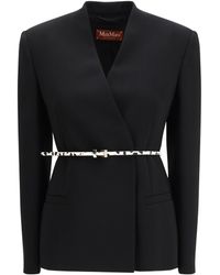 Max Mara - Double-Breasted Cady Jacket - Lyst