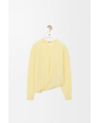 Loewe - Draped Knitwear - Lyst