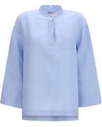 Max Mara - 'S Maxmara Smmcantico Linen Shirt - Lyst