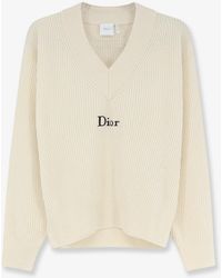 Dior - Wool And Cashmere Ribbed Sweater - Lyst